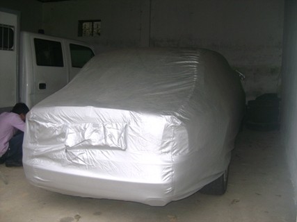 Chiếc siêu xe của đại gia Trần Xuân Thạch đang bị tạm giữ tại Công an huyện Nam Đàn để phục vụ công tác điều tra