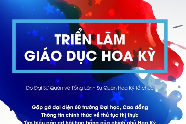 Triển lãm du học Hoa Kỳ diễn ra vào ngày 3/3/2017 tại Hà Nội.