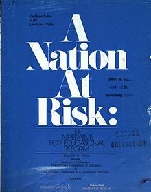 Báo cáo &quot;Quốc gia lâm nguy&quot; đã được đệ trình lên Tổng thống Mỹ Ronard Reagan . (Ảnh: Wikipedia)