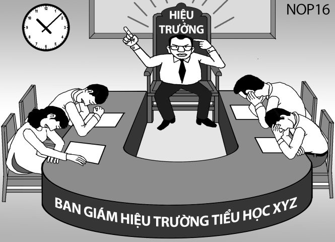 Ban giám hiệu bất đồng khiến giáo viên thêm mệt mỏi. (Ảnh minh họa: NOP/ Tuoitre.vn)