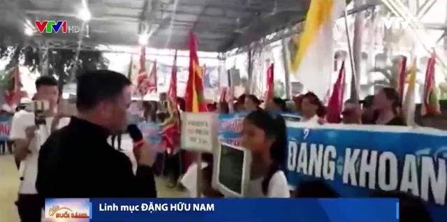 Linh mục Đặng Hữu Nam. (Ảnh trên Vtv.vn)