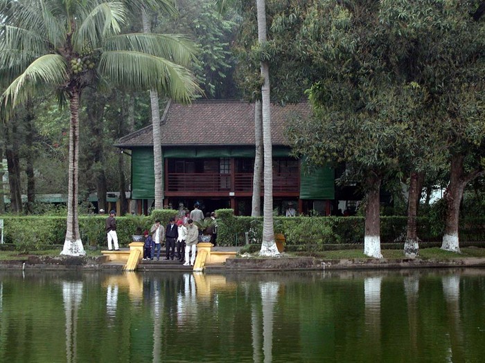 Nhà sàn Bác Hồ. (Ảnh: wikipedia.org)