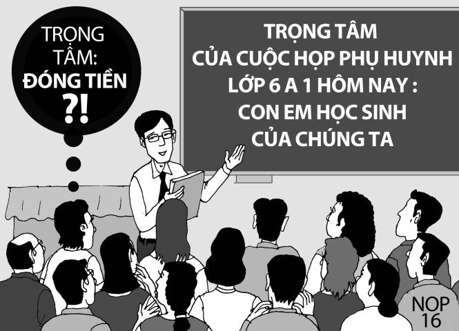 Phụ huynh dám lên tiếng bày tỏ ý kiến trái chiều trong buổi họp phụ huynh thì con em mình lại gặp nhiều phiền phức. (Ảnh mang tính minh họa, nguồn: Tuoitre.vn)