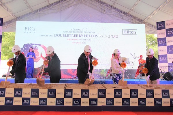 Nghi lễ động thổ khách sạn DoubleTree by Hilton Vũng Tàu.