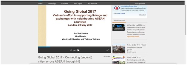 Going Global 2017 (Phát triển toàn cầu) – British Council