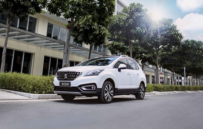 Mẫu xe thể thao đa dụng Peugeot 3008 phiên bản mới.