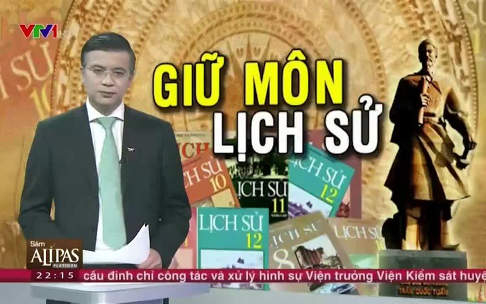 Việc &quot;tích hợp&quot; môn Lịch sử từng gây xôn xao dư luận, ảnh minh họa: VTV.vn.