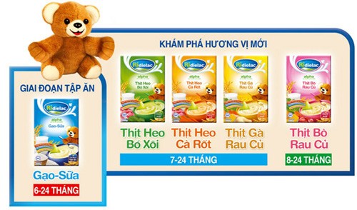 Bột ăn dặm tốt phải được bé yêu thích nhờ hương vị thơm ngon, kích thích bé ăn ngon miệng