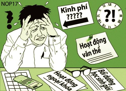 Hiệu trưởng cũng phải đau đầu đối phó và phục tùng cấp trên. (Ảnh minh họa của NOP17)