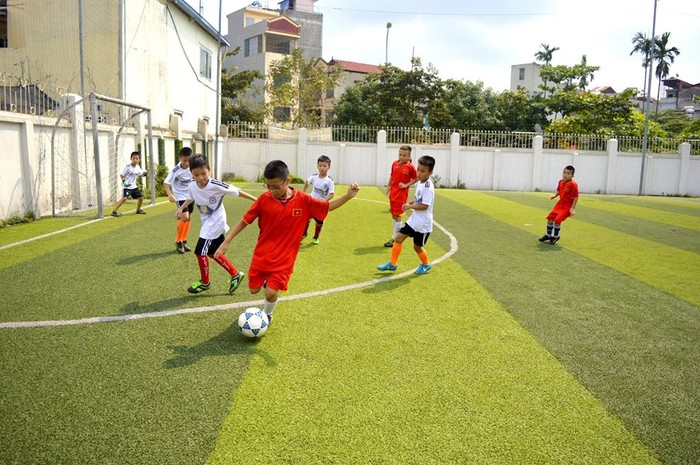 Ngoài học tập, trường tư thục còn rất chú trọng tới hoạt động thể chất cho học sinh.