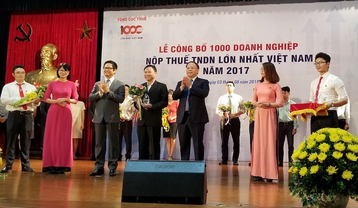 Công ty FrieslandCampina VN thuộc Top 100 doanh nghiệp đóng góp nhiều nhất cho ngân sách Nhà nước 2016-2017