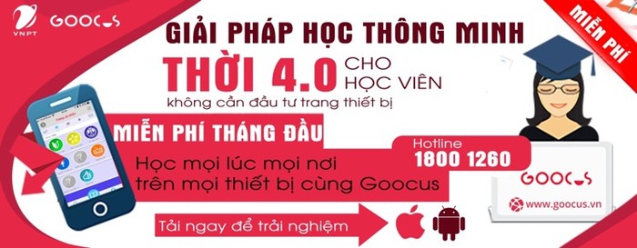 Goocus ứng dụng học tập thông minh thời 4.0