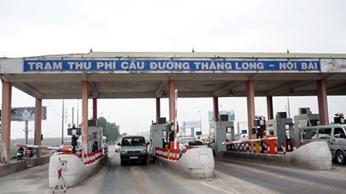 Trạm thu phí Bắc Thăng Long - Nội Bài. Ảnh: VGP