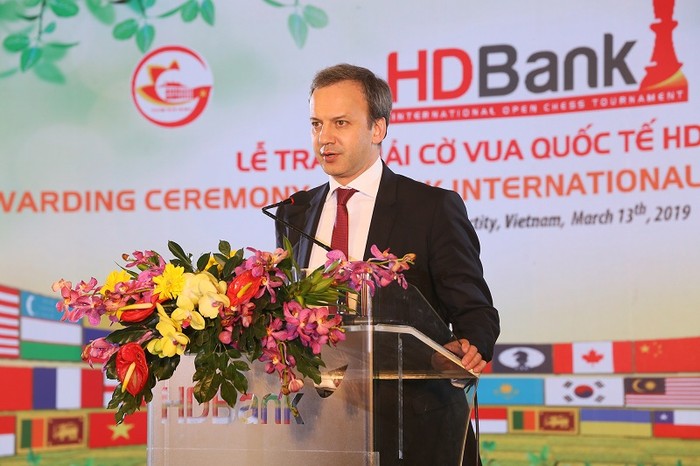 Chủ tịch liên đoàn cờ thế giới (FIDE) Arkady Dvorkovich