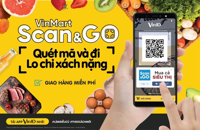 Công nghệ mua hàng từ xa Scan &amp; Go giúp khách hàng có thể mua sắm tiện lợi mọi lúc mọi nơi