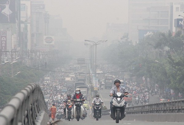 Ô nhiễm không khí tại Hà Nội. (Ảnh minh hoạ: Báo Thanh tra)