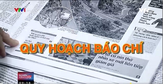 Quy hoạch báo chí là vấn đề quốc gia đại sự. (Ảnh minh họa: VTV)