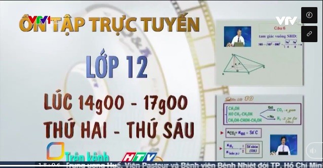 Dạy học trên truyền hình ở mỗi địa phương cũng có những ưu điểm. (Ảnh minh hoạ: VTV)