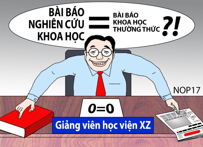 Yêu cầu số lượng bài báo khoa học đối với giảng viên đại học là như thế nào? (Ảnh minh hoạ: Tapchitrithuc.net)