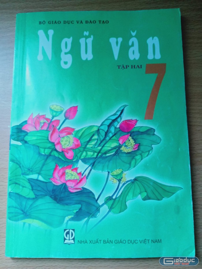 Cuốn sách giáo khoa Ngữ văn 7 (tập 2). (Ảnh do tác giả cung cấp)