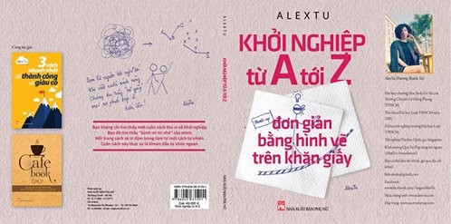 Bìa cuốn sách &quot;Khởi nghiệp từ A tới Z&quot; của tác giả Alex Tu.