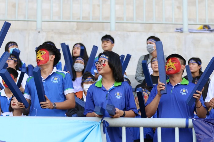 “Tinh thần đại học Văn Hiến – tinh thần sinh viên Việt Nam!”. Ảnh: Hữu Đức