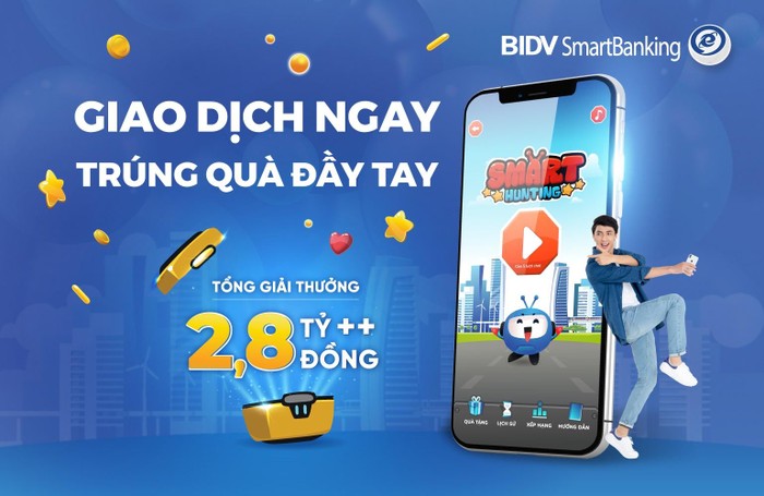 Hàng ngàn phần quà hấp dẫn đang chờ đón những “game thủ” BIDV SmartHunting.