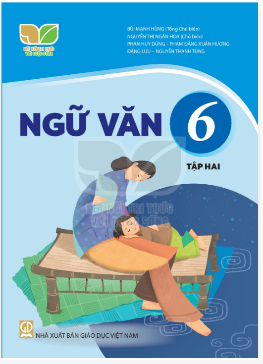 Trang bìa sách Ngữ Văn 6 tập 2 bộ sách Kết nối tri thức với cuộc sống. (Ảnh chụp màn hình)