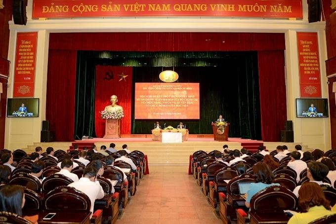 Quang cảnh hội nghị tại Học viện Trung tâm