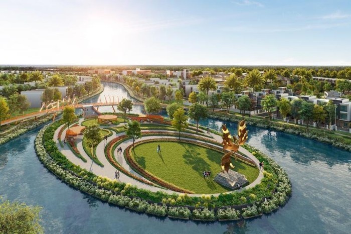 Hệ kênh đào xuyên tâm tại đô thị đảo Phượng Hoàng, Aqua City