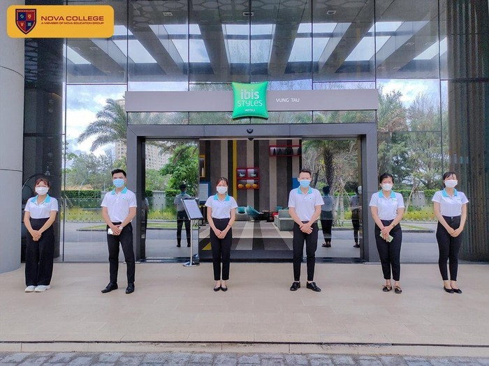 Thực tập sinh Nova College tại khách sạn ibis Styles Vung Tau.