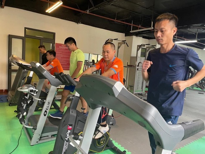 Phòng gym tại khu nhà ở Sun Home dành cho cbnv của Khu du lịch Sun World Fansipan Legend.