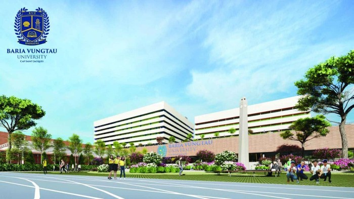 Trường Đại học Bà Rịa - Vũng Tàu, nơi được mệnh danh là resort đại học giữa thành phố biển.
