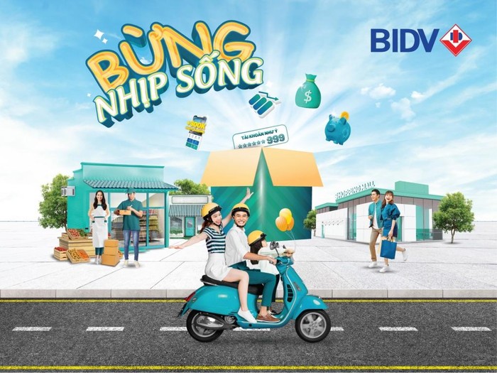 Với chương trình “Bừng nhịp sống”, BIDV tập trung hỗ trợ mạnh mẽ các hộ kinh doanh, tiểu thương trên cả nước.