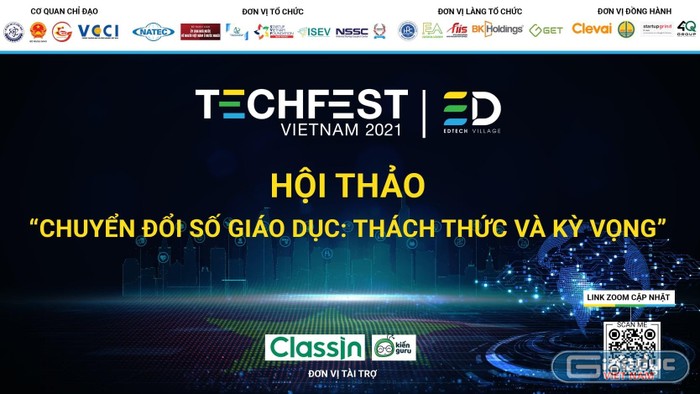 Hội thảo “Chuyển đổi số giáo dục: Thách thức và kỳ vọng” diễn ra sáng 3/12.