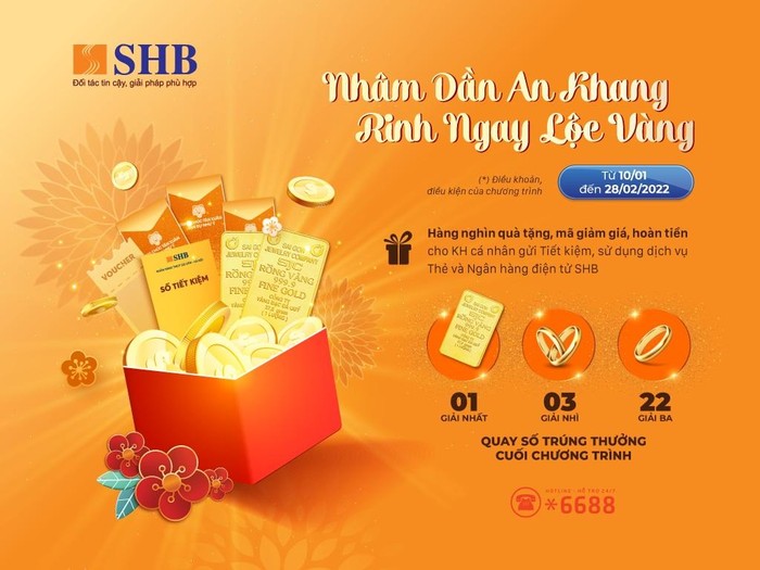 Cùng SHB rinh ngay lộc vàng đón Nhâm Dần an khang ảnh 2