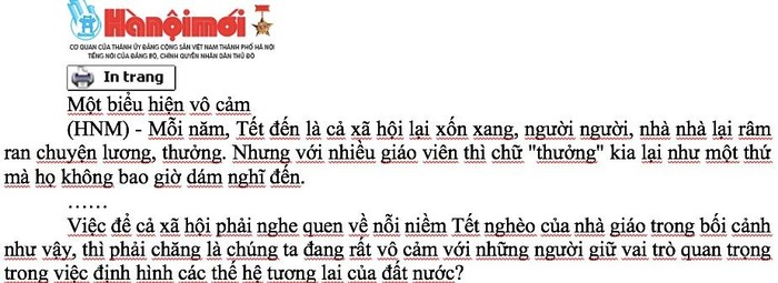 Sao chép từ màn hình ngày 25/01/2022 tại địa chỉ http://hanoimoi.com.vn/ban-in/Luan-ban-Hanh-dong/657731/mot-bieu-hien-vo-cam