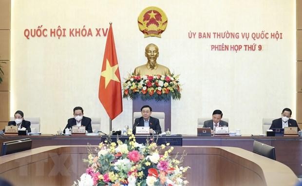 Bộ trưởng Bộ Nội vụ Phạm Thị Thanh Trà trình bày tờ trình. (Ảnh: Doãn Tấn/TTXVN)