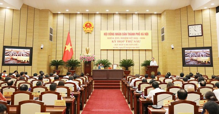 Quang cảnh kỳ họp.