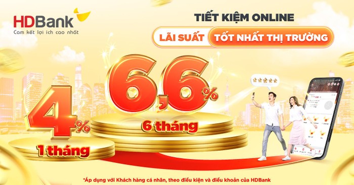 Tiết kiệm online, lãi suất tốt nhất thị trường