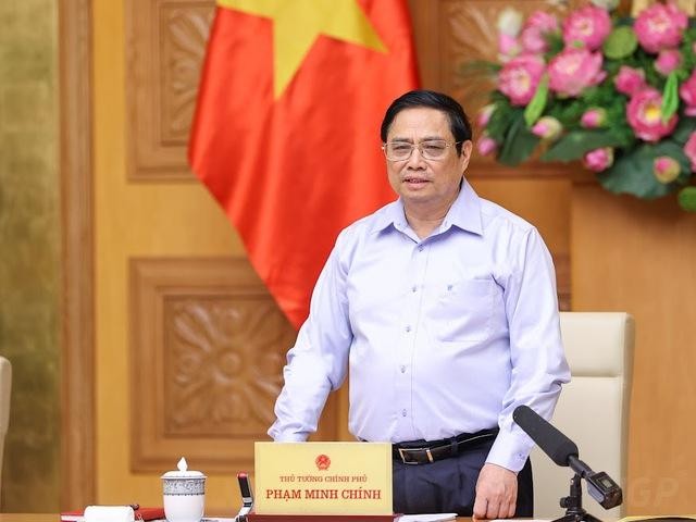 Theo Thủ tướng Phạm Minh Chính, khối lượng vốn phải giải ngân rất lớn so với các năm trước, đòi hỏi phải có những thay đổi về cách làm - Ảnh: VGP/Nhật Bắc