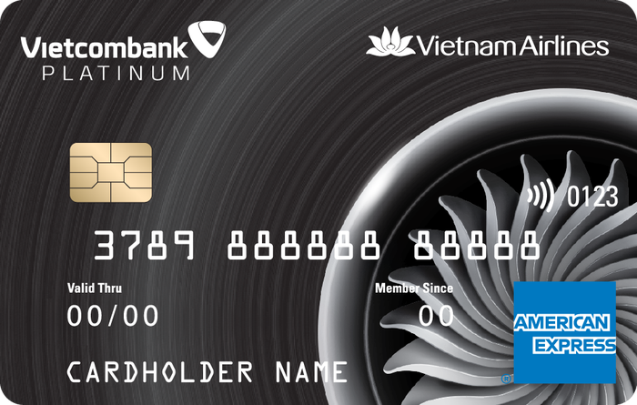 Đẳng cấp thẻ Vietcombank Vietnam Airlines American Express (thẻ Amex Bông Sen Vàng)