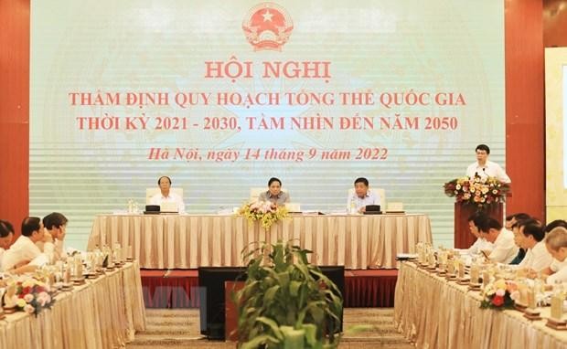 Thủ tướng Phạm Minh Chính dự và chỉ đạo hội nghị. (Ảnh: Tuấn Anh/TTXVN)