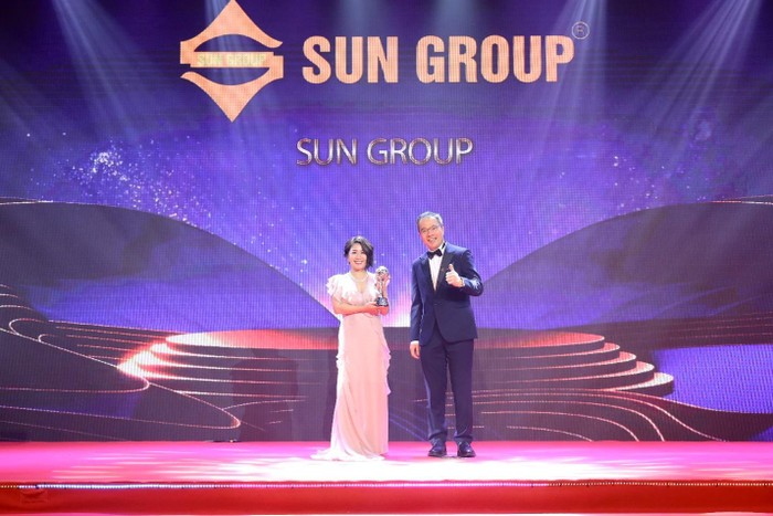 Sun Group đón nhận giải thưởng “Doanh nghiệp xuất sắc châu Á 2022” tối 7/10.