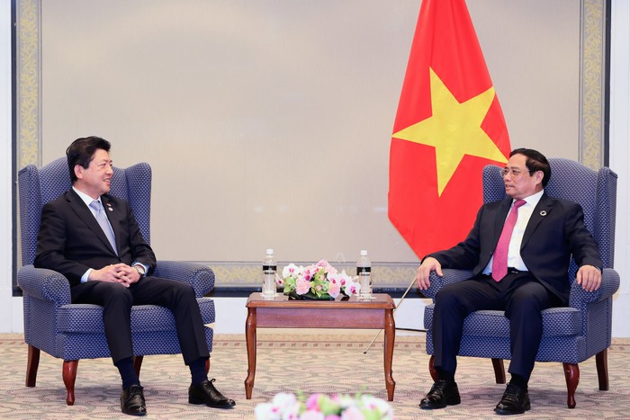 Thủ tướng Chính phủ đề nghị, Tập đoàn AEON chọn Việt Nam là cứ điểm kinh doanh của mình trên thế giới - Ảnh: VGP/Nhật Bắc
