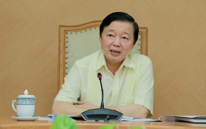 Phó Thủ tướng Trần Hồng Hà cho rằng cần khẩn trương kiện toàn Hội đồng Phát triển bền vững và Nâng cao năng lực cạnh tranh quốc gia với 3 trụ cột: Kinh tế - Xã hội - Môi trường. Ảnh: VGP/Minh Khôi