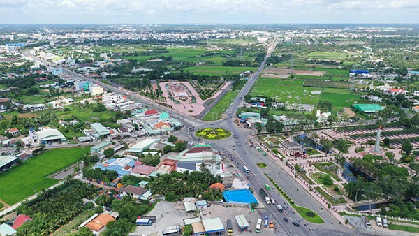 Phấn đấu đến năm 2030, Long An là trung tâm phát triển kinh tế năng động, hiệu quả của khu vực phía Nam. Ảnh trên Baochinhphu.vn