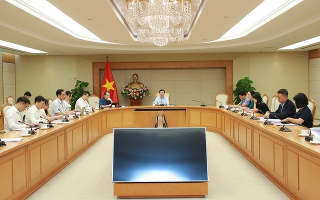 Phó Thủ tướng Trần Hồng Hà đề nghị Bộ Khoa học và Công nghệ, Cục Sở hữu trí tuệ khẩn trương xây dựng cơ sở dữ liệu về sở hữu trí tuệ. Ảnh: VGP/Minh Khôi