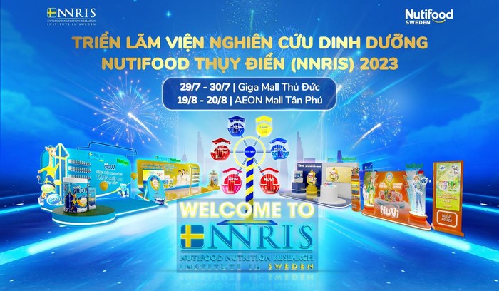 Triển lãm Viện Nghiên cứu Dinh dưỡng Nutifood Thụy Điển năm 2023 diễn ra tại Thành phố Hồ Chí Minh vào tháng 7 và 8 này.