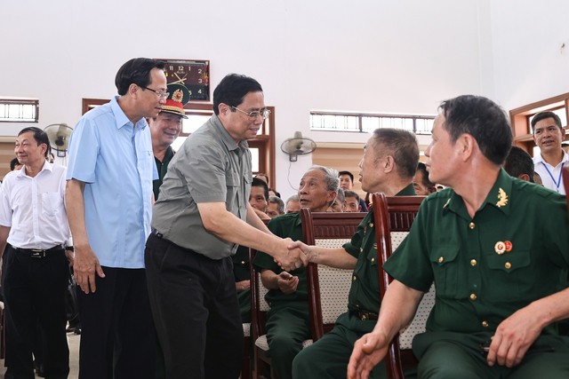 Trung tâm Nho Quan đang chăm sóc, điều dưỡng 68 thương binh, bệnh binh, 23 người hoạt động kháng chiến và con đẻ của người hoạt động kháng chiến bị nhiễm chất độc hóa học, 56 người có hoàn cảnh đặc biệt khó khăn. Ảnh: VGP/Nhật Bắc